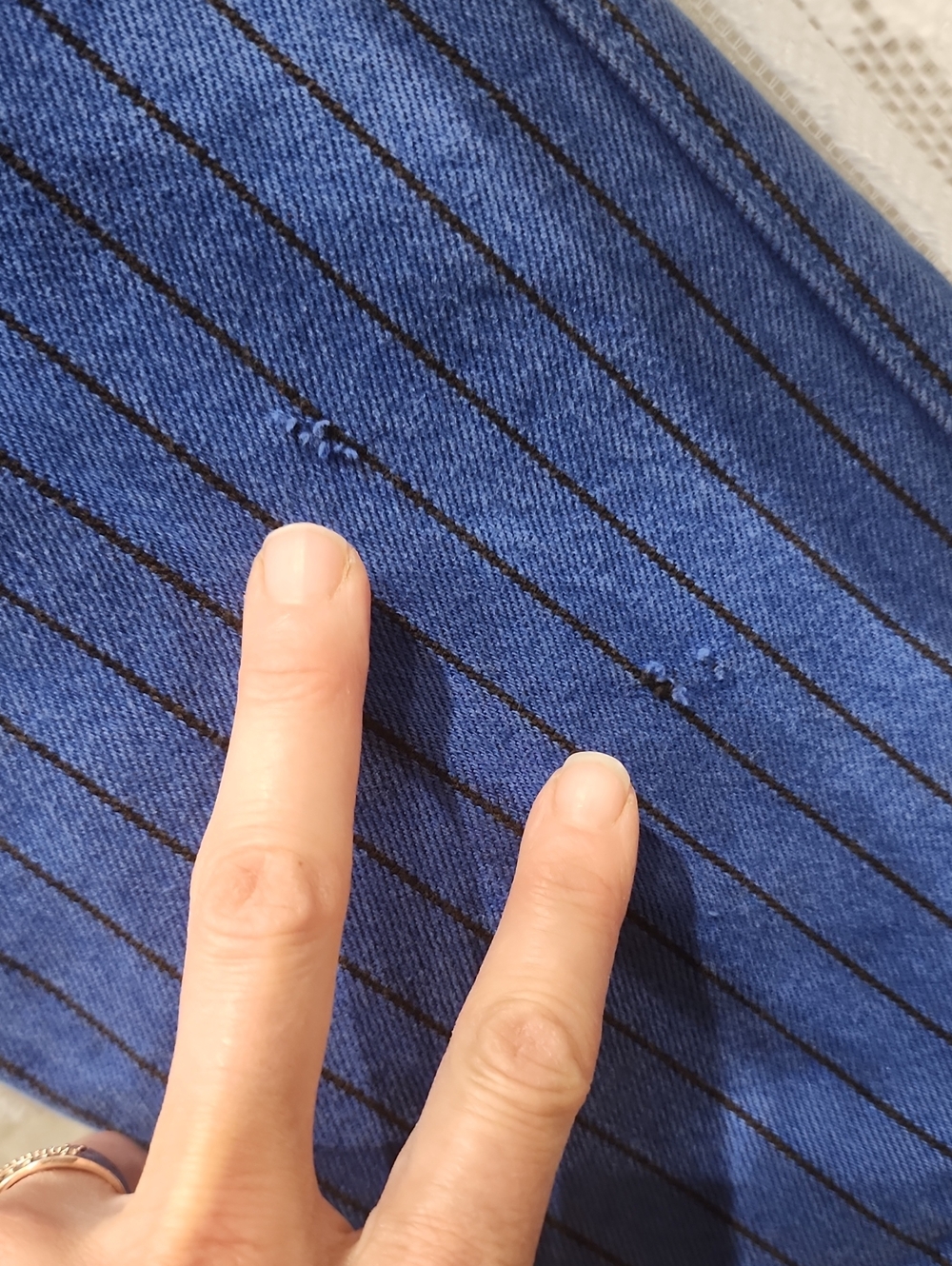 VINTAGE ROCKIES PINSTRIPE JEANS - Picture 14 of 14